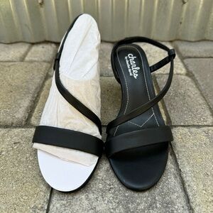 Charles by Charles David Bermuda Black Dress Sandals